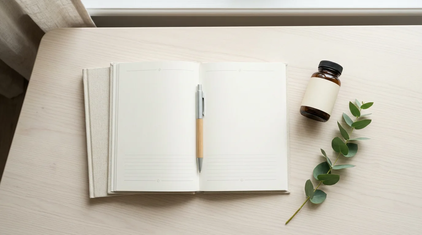Wellness-journal och kosttillskott - planera din hälsorutin
